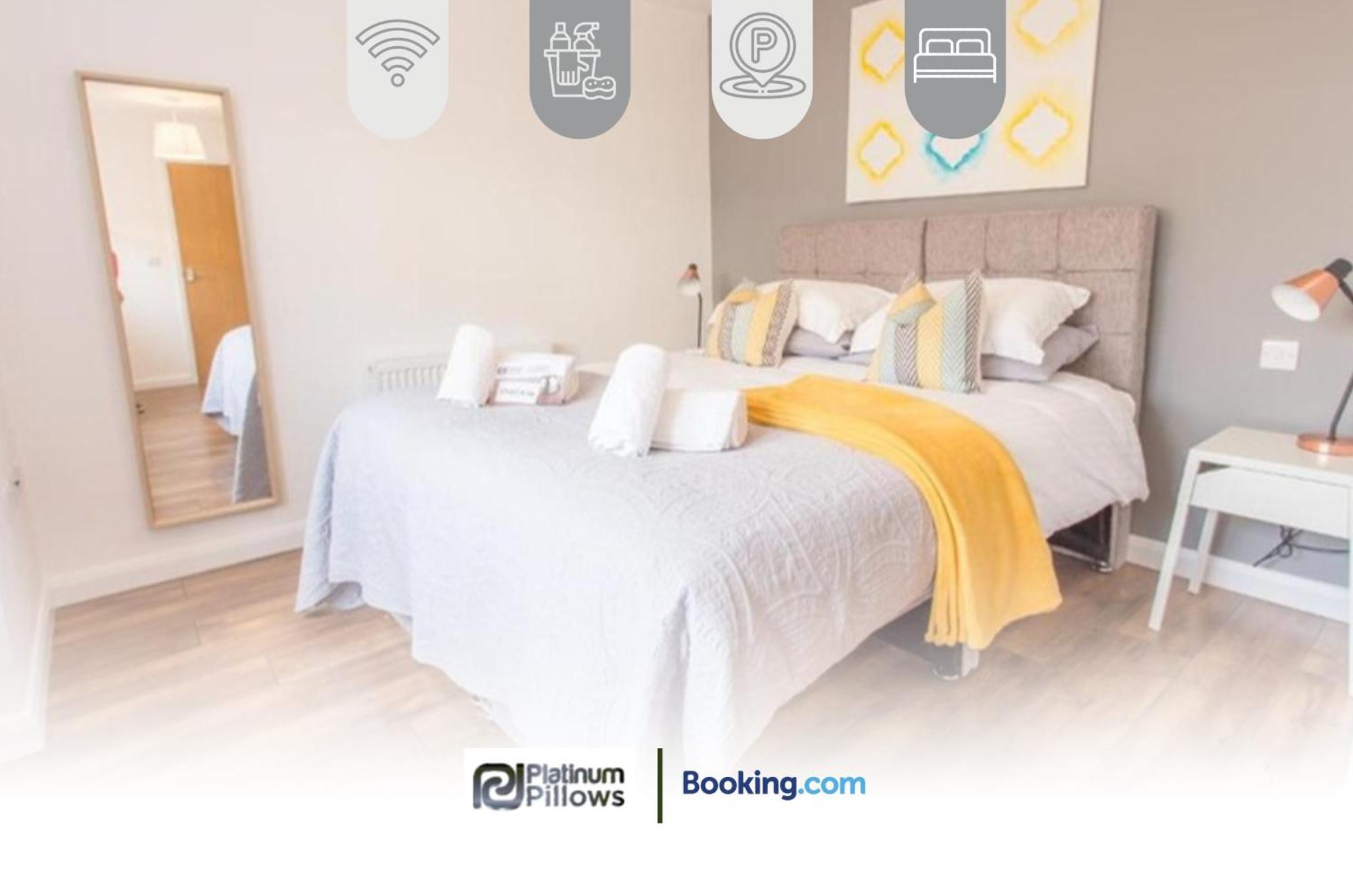 Modern Oxford 1Br Apt, Contractor & Family Accommodation, Near Oxford Hospitals And Science Park المظهر الخارجي الصورة