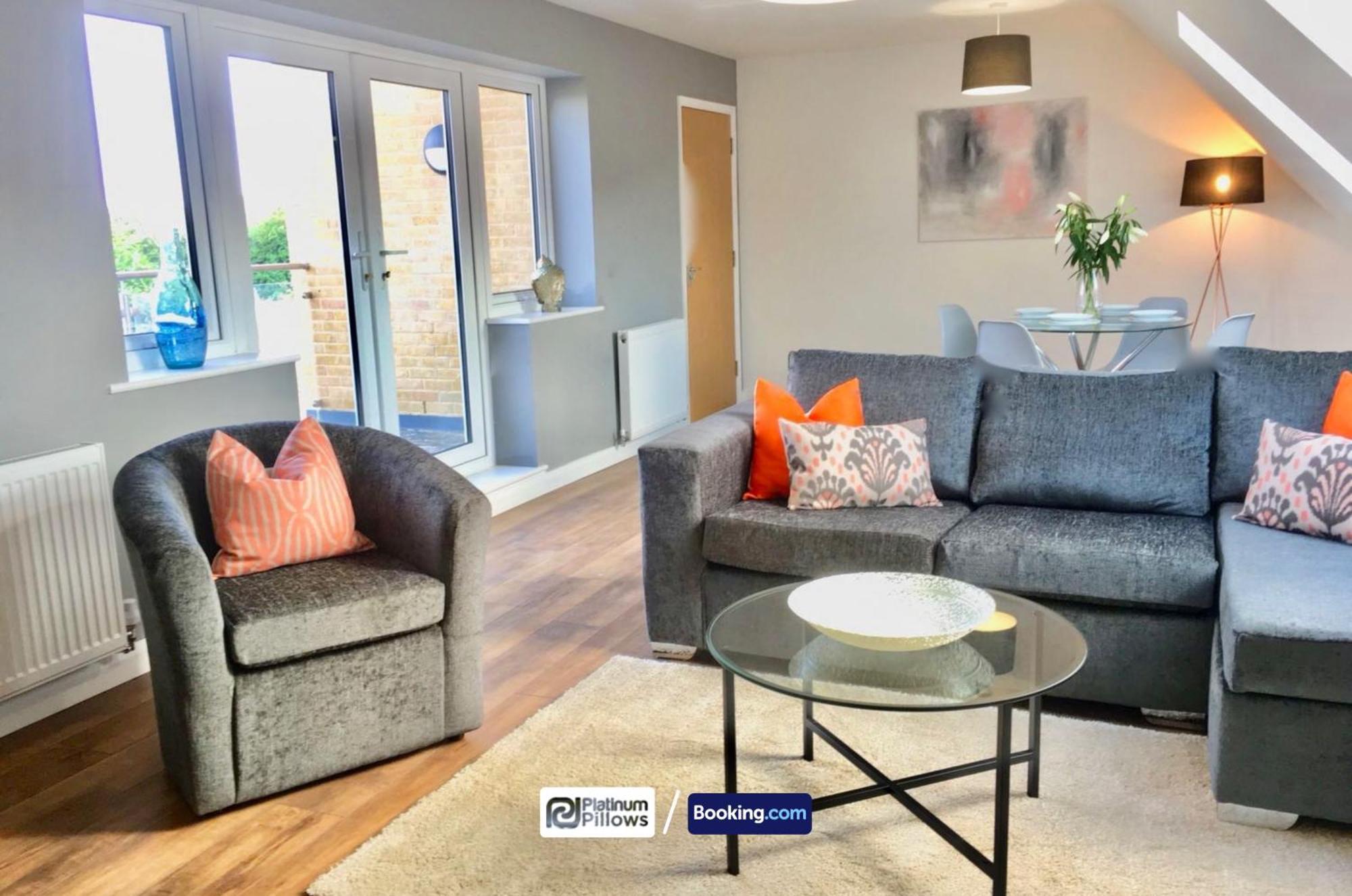 Modern Oxford 1Br Apt, Contractor & Family Accommodation, Near Oxford Hospitals And Science Park المظهر الخارجي الصورة